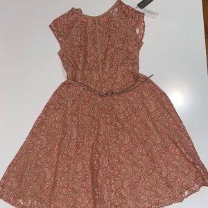 NEW New York & Company Dusty Rose Dress 8